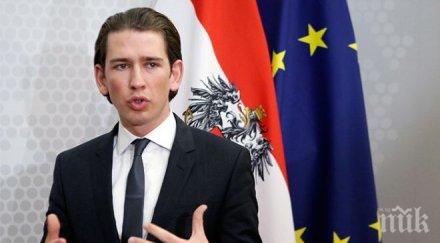 курц призова спиране преговорите присъединяване турция