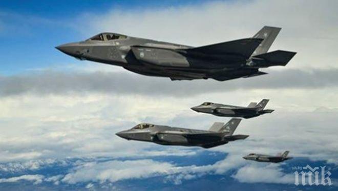 Най-новите американски изтребители F-35А пристигат в Европа