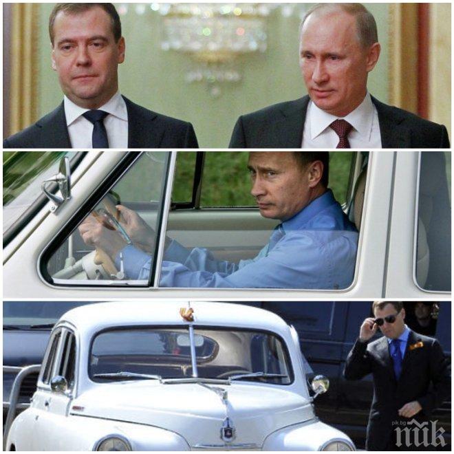 МИЛИОНЕРИ В РУБЛИ! Путин и Медведев с еднакви заплати - няма да повярвате колко са заработили за 2016 г.!