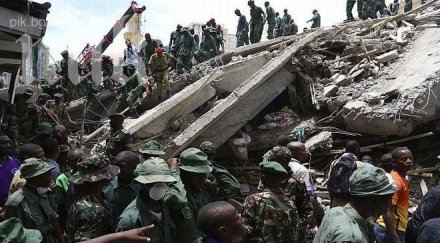 повече трупа срутване сграда танзания