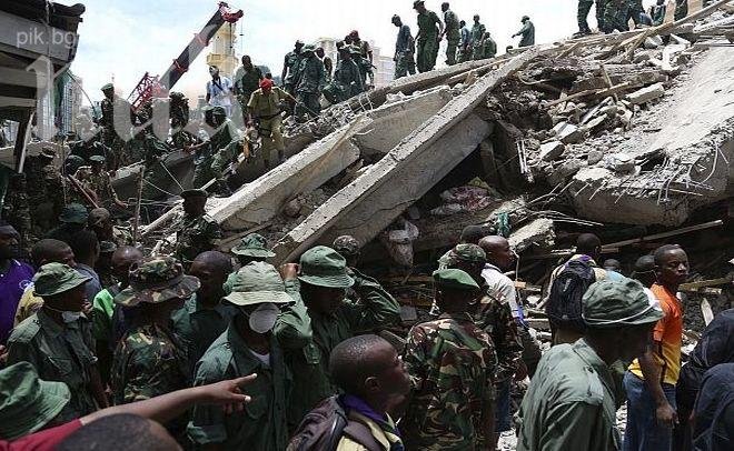Повече от 20 трупа след срутване на сграда в Танзания