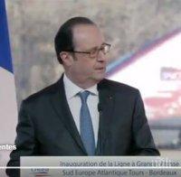 Президентът на Франция ще проведе спешно заседание заради стрелбата в Париж