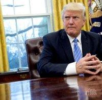 Президентът на САЩ Доналд Тръмп се надява на мирно разрешаване на кризата на Корейския полуостров