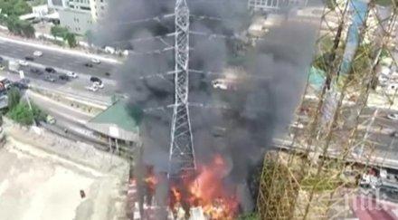 трагедия далекопровод рухна магистрала филипините