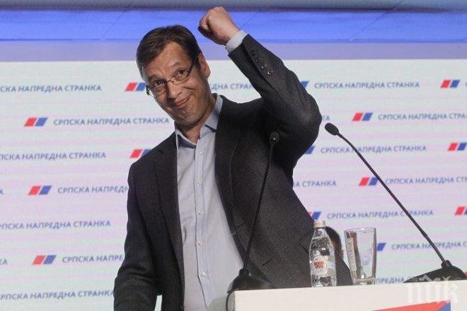 Официално: Александър Вучич е избран за президент на Сърбия с 55,08%