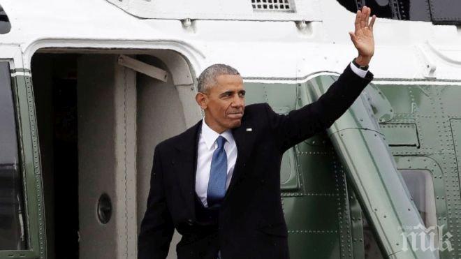 Барак Обама и Еманюел Макрон обсъдиха предстоящите избори във Франция