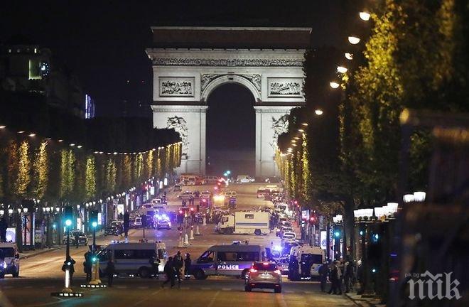 Състоянието на единият от ранените полицаи край Елисейския дворец е стабилизирано