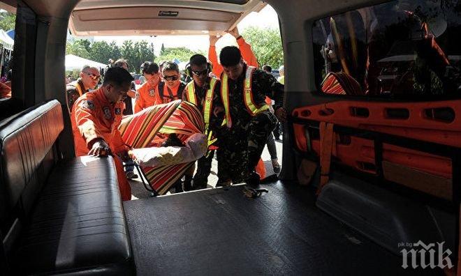 Трагедия! 31 души са загинали при инцидент с автобус във Филипините