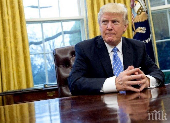 Президентът на САЩ Доналд Тръмп се надява на мирно разрешаване на кризата на Корейския полуостров