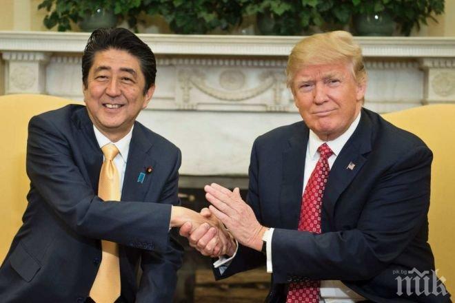 Премиерът на Япония е поискал помощ от САЩ за спасяването на похитените японски граждани в Северна Корея при извънредна ситуация