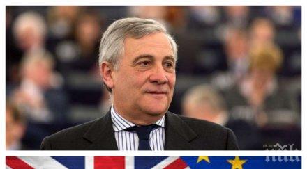 шефът европарламента брекзит състои