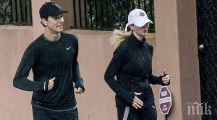 форма иванка тръмп джаред кушнер бяха засечени сутрешния крос вашингтон