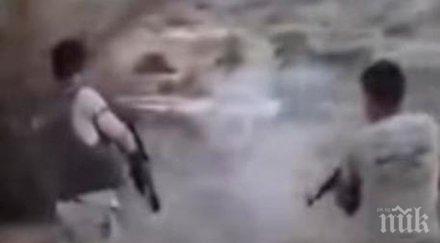 кръв египетски войници убиват пленници снимки видео