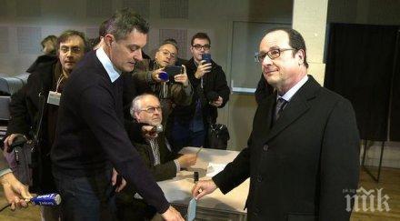 франсоа оланд гласува нов президент франция