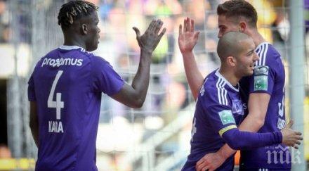 андерлехт съсече брюж крачка титлата