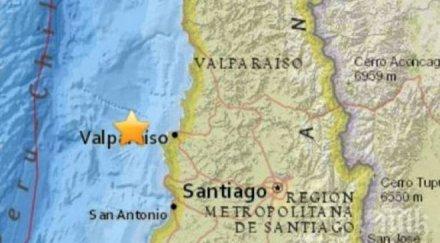 потвърдено земетресение рихтер разтърси централната част чили