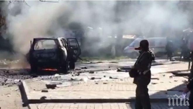 Украйна за взрива на колата на ОССЕ:  Москва се опитва да сплаши служителите на мисията