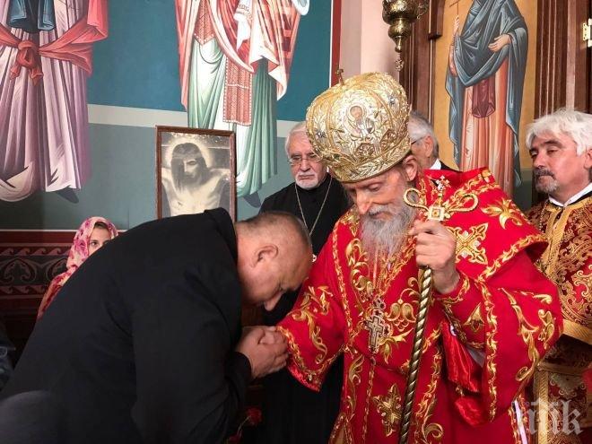 Първо в ПИК! Борисов откри новопостроения православен храм Успение на Пресвета Богородица в Ямбол (СНИМКИ)