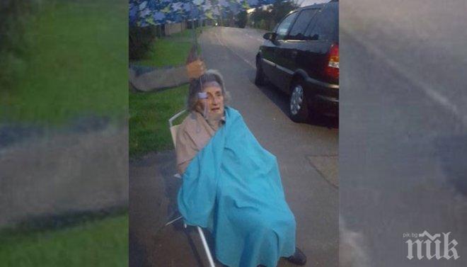 КОШМАР: Възрастна жена бе затисната от бетонни траверси