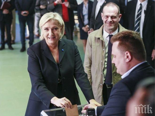 Макрон и Льо Пен дадоха своя глас на изборите във Франция