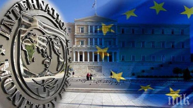 МВФ похвали излишъка на Гърция, иска стратегия по дълга преди да се присъедини към нова спасителна програма 