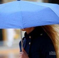 гръмотевици студен фронт северозапад уикенда