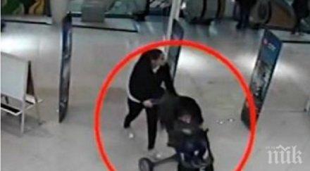 нагла кражба двойка сви изключително хитър начин детска количка столичен мол