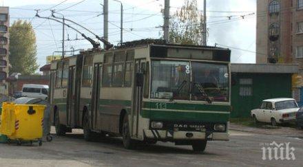 скандал режат контактната мрежа тролеите перник