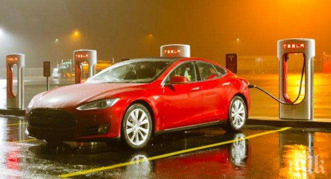 „Тесла” прави зарядна станция за електроавтомобили в България