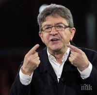 Атака! Бившият каниддат за президент на Франция Жан-Люк Меланшон: Макрон е неспособен да упрявлава страната