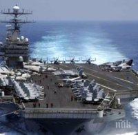 НАПРЕЖЕНИЕТО РАСТЕ! Самолетоносачът 