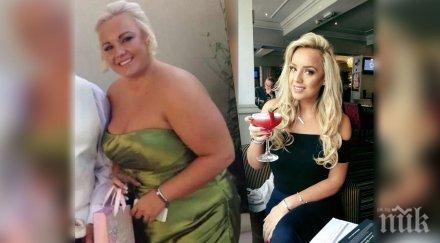 мъка британка изоставена годеника отслабна стана манекенка