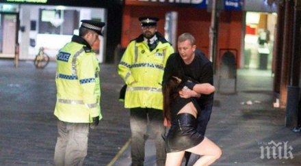 деня труда пияни англичанки влачат улиците лондон потресни снимки