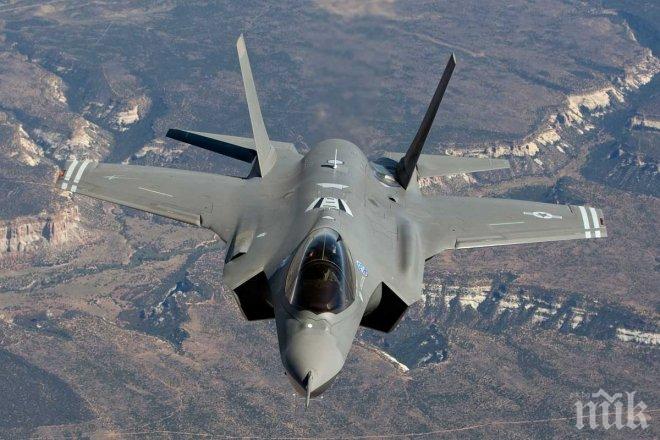 САЩ демонстрират най-модерния многоцелеви изтребител F-35A на Граф Игнатиево