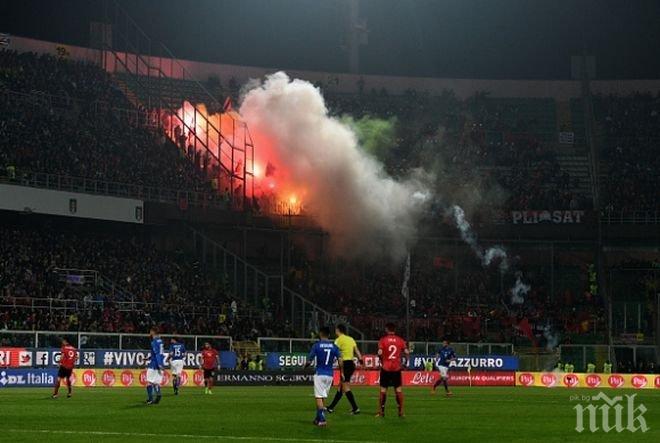 ФИФА глоби Албания заради изцепки на феновете