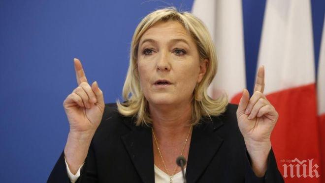 Марин Льо Пен поиска алтернатива на ЕС: Тази политическа структура напълно се е отклонила от курса!