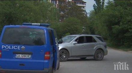 бандити зарязаха краден джип кръстовище софия