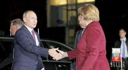 меркел пристигна сочи среща путин обсъдят