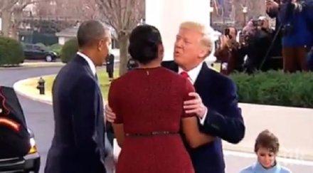 напрежение тръмп спря програма мишел обама