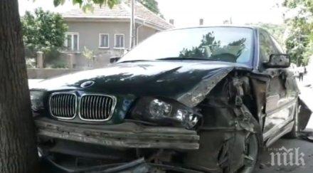 ламарини джигит бмв отнесе две огради заби дърво заряза бавареца