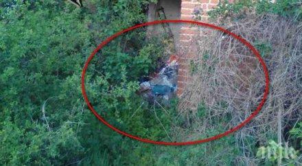 потресаващо стоян остана без двата крака чака смъртта сред планина боклуци снимки