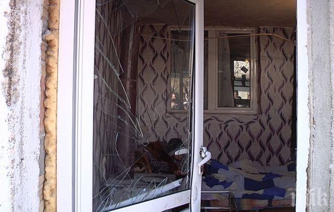 Екшън в Сливен, полиция нахлу в ромския квартал, има ранени (СНИМКИ)