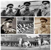 САМО В ПИК! Вижте първия Парад на победата на 24 юни 1945 г.! Жуков го приема на бял кон, командващ е друг велик маршал - Рокосовски, но къде е Сталин! Мистерията остава до ден днешен (ИСТОРИЧЕСКО ВИДЕО)
