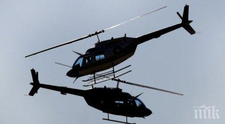 извънредно пик самолети вертолети прелитат малка височина софия