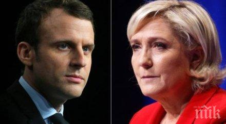 франция проведе решителната битка макрон льо пен