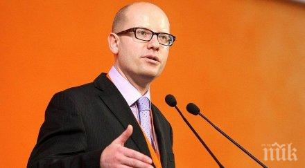 премиерът чехия подава оставка