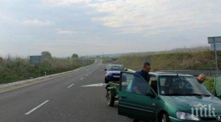 шофьор прегази кошута път шумен