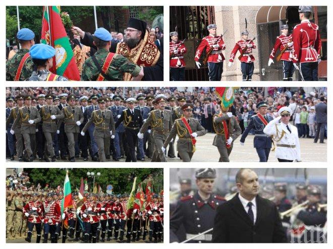 ЕКСКЛУЗИВНО В ПИК TV! Осветиха бойните знамена пред новата власт (СНИМКИ)