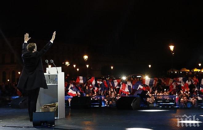 ОКОНЧАТЕЛНО! Макрон печели с 65,82% изборите за президент на Франция