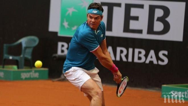 Милош Раонич с шанс за първа титла на клей